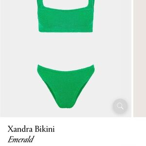 Hunza G Vibrant Green Swimwear